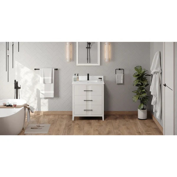 Jeffrey Alexander - Katara 30 Inch W Single Basin Bathroom Vanity Set
