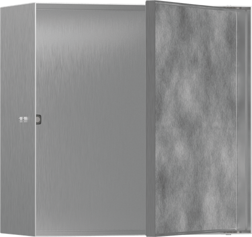 Hansgrohe - XtraStoris Rock Wall Niche with Tileable Door 12 x 12 x 5.5 Inch