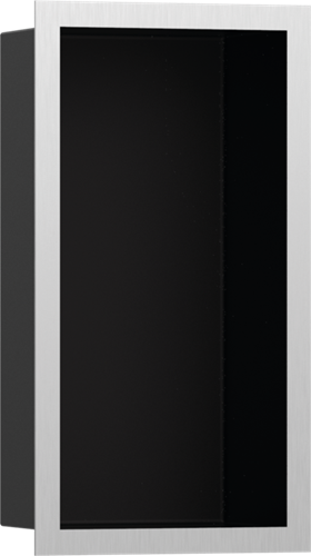 Hansgrohe - XtraStoris Individual Wall Niche Matte Black with Design Frame 12 x 6 x 4 Inch