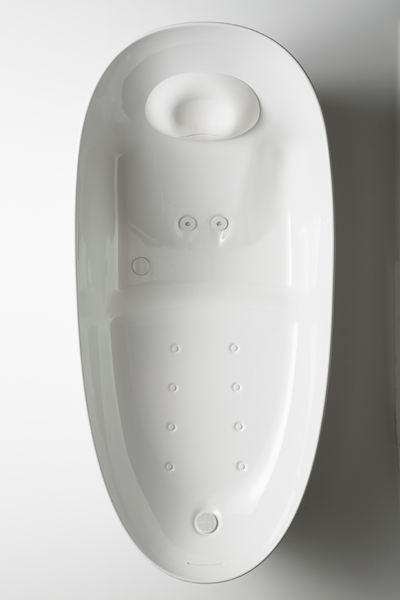 Toto - Flotation Bathtub With Zero Dimension And Hydrohands, Gloss White