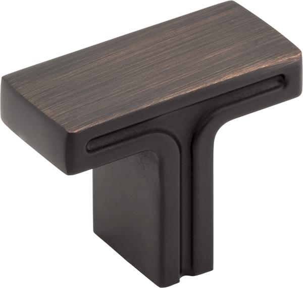 Jeffrey Alexander - 1-3/8 Inch Overall Length Rectangle Anwick Cabinet Knob