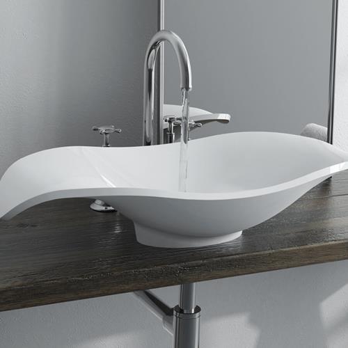 Ico - Corelli Vessel Sink - Gloss White