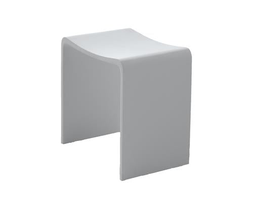 Ico - Shower Stool - Matte White