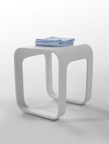 Ico - Shower Stool - Gloss White