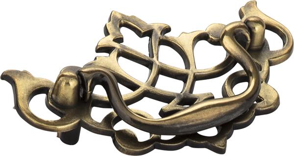 Elements - 3 Inch Center-to-Center Brushed Baroque Kingsport Cabinet Drop Pull