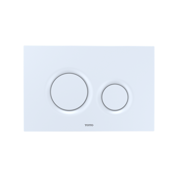 Toto - Dual Flush Round Push Button Plate For Select Duofit In-Wall Tank Unit