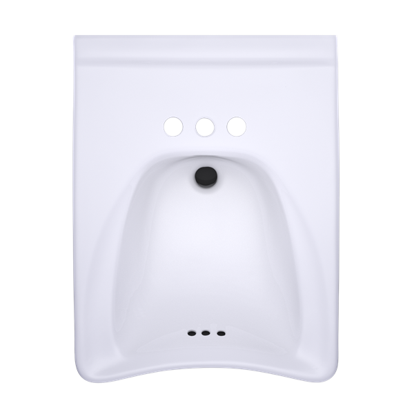 Toto - Commercial Wall-Mount Bathroom Sink For 4 Inch Center Faucets, Cotton White