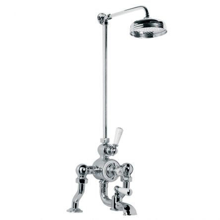 Lefroy Brooks - Exposed Classic Deck Mounted Thermostatic Bath & Shower Mixer
