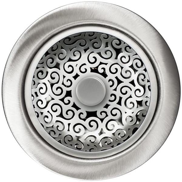 Linkasink - Swirl Disposal Flange With Stopper