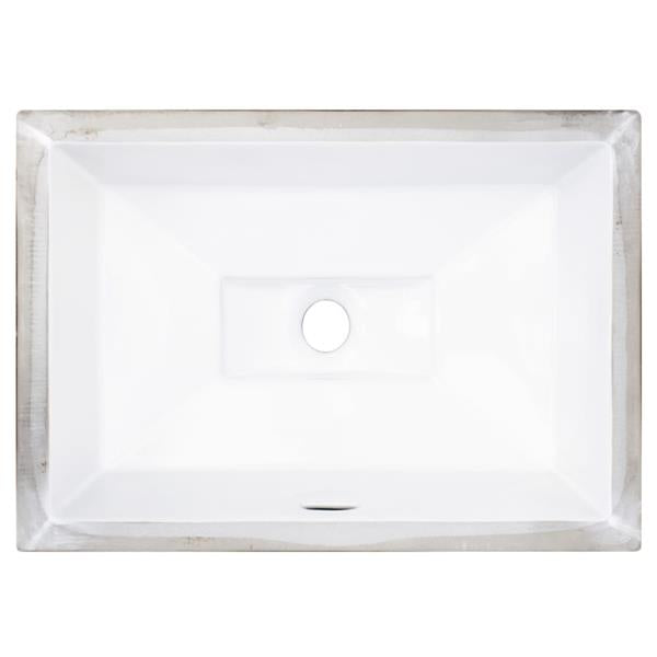 Linkasink - Lois White Hand-crafted Porcelain Undermount Sink
