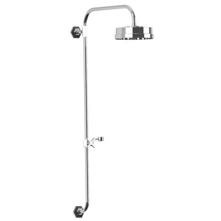 Lefroy Brooks - Exposed Mackintosh Fixed Riser And 8 Inch Rose