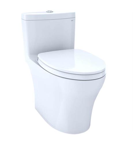 Toto - Aquia IV One-Piece Elongated Universal Height Toilet with CEFIONTECT®