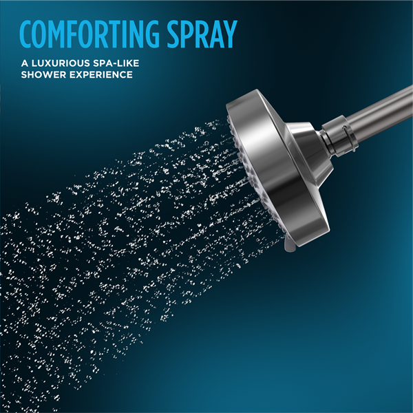 Toto - L Series 1.75 Gpm Single Spray 4 Inch Modern Round Showerhead, Polished Chrome
