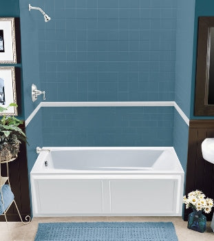 MTI - Wyndham 5 Alcove Integral Skirted Bathtub Left Hand (59.75X32)
