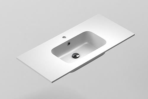 Sonia - Mx3 Basin 40 Inch 1Ø Mineral Solid Matte