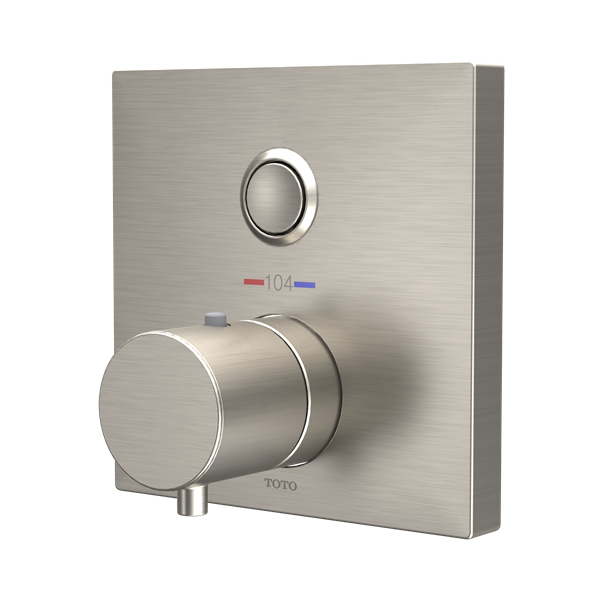 Toto - Square Thermostatic Mixing Valve With One-Function Shower Trim