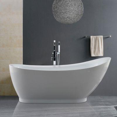 Maidstone - Nordland Contemporary 71 Inch Slipper Tub - Indented Base