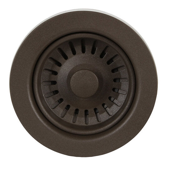Nantucket Sinks - Brown Disposer Flange With Strainer Kitchen Drain - For Granite Composite Sinks