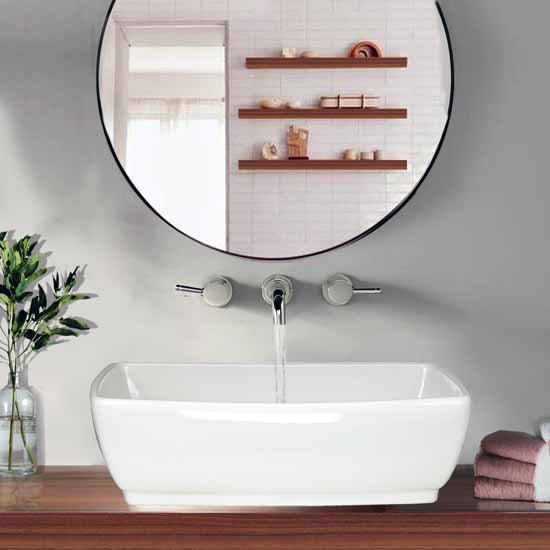 Nantucket Sinks - Rectangle White Vessel Sink