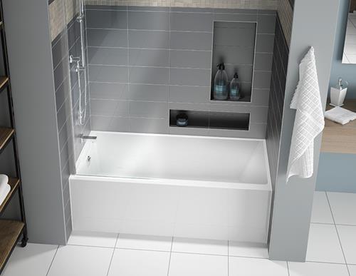 Fleurco - Motif Bathtub 6030 White Left Drain