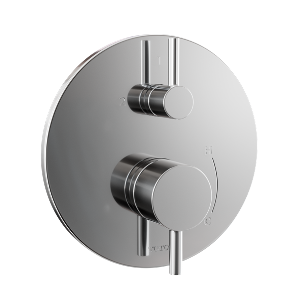 Toto - Round Pressure Balance Valve With Diverter Trim