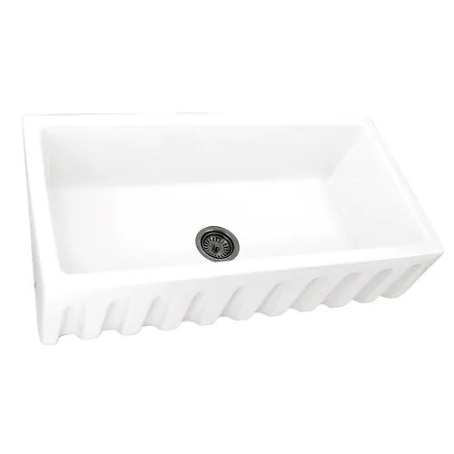 Nantucket Sinks - Orleans Collection Italian Fireclay 36-Inch Reversible Fireclay Farmhouse Sink