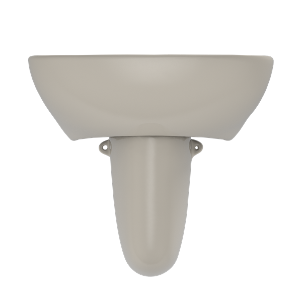 Toto - Supreme Oval Wall-Mount Bathroom Sink With Cefiontect And Shroud For Single Hole Faucets