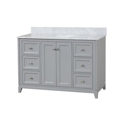 Maidstone - Placid 48 Inch Oak Single Bowl Vanity