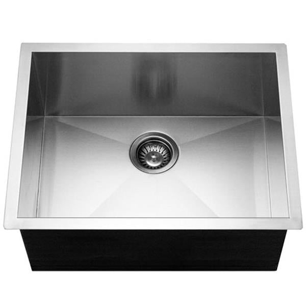 Hamat - Prizm 23 Inch Undermount Stainless Steel Single Bowl Kitchen Sink