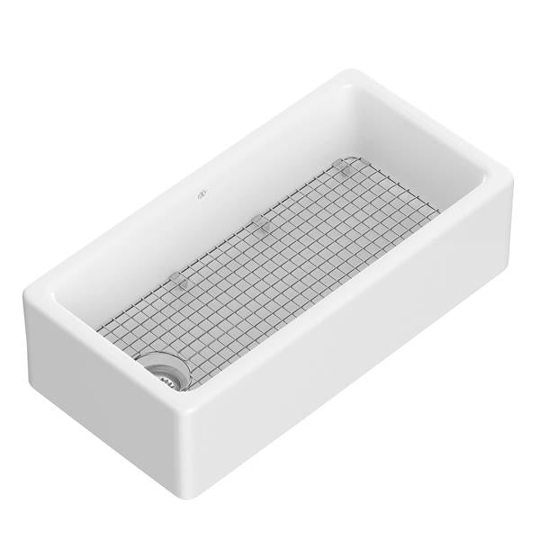Hills filed ORENO MOKKIN オーク DXV - Hillside 36 In Apron Kitchen Sink – PlumbTile