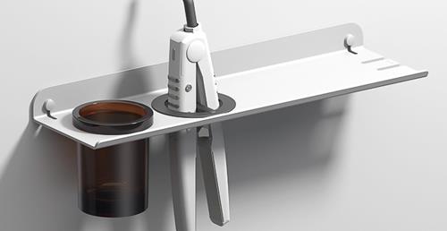 Sonia - Quick Shelf 450Mm Glass & Hair Straightener
