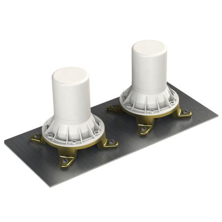 Lefroy Brooks - Double-Leg Bath/Shower Mixer Rough