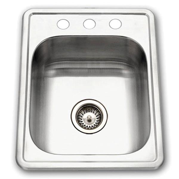 Hamat - Revive 17 Inch ADA Topmount Stainless Steel Bar/Prep Sink
