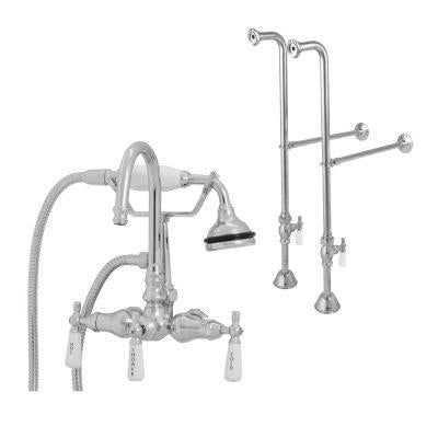 Maidstone - Freestanding English Telephone Faucet - Gooseneck Spout