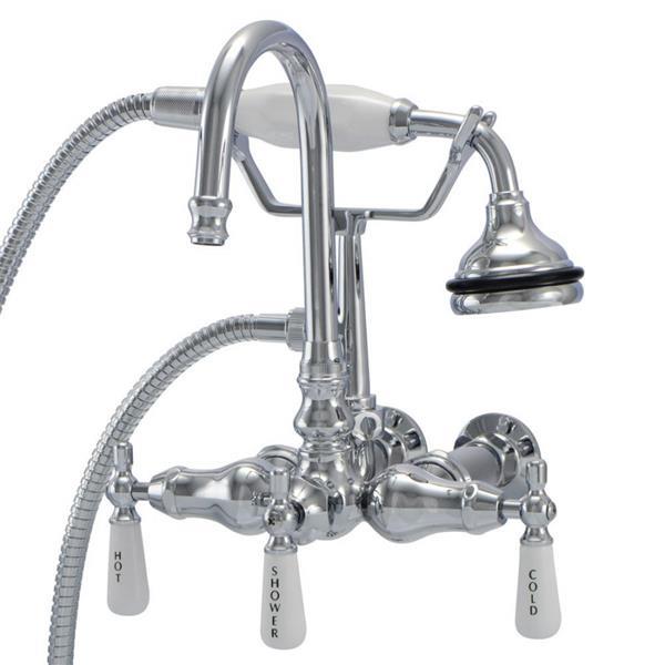 Maidstone - Wall Mount English Telephone Faucet - Gooseneck Spout