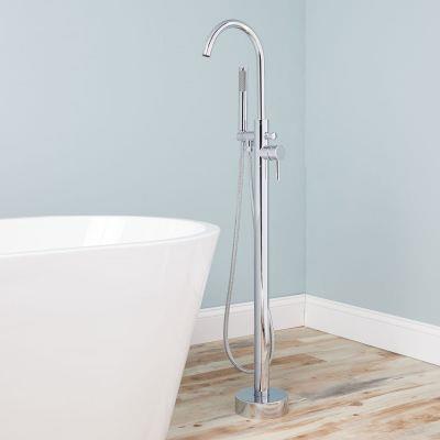 Maidstone - Contemporary Freestanding Faucet - Gooseneck