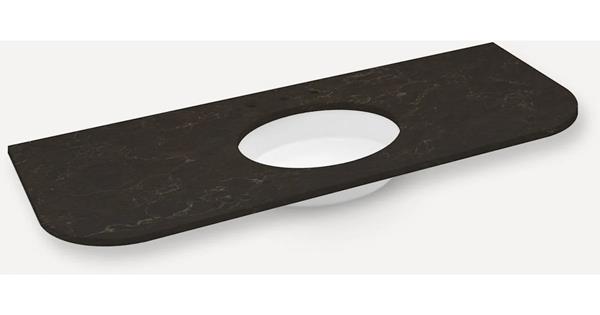 Robern - Rosebrook 56 Inch Quartz Vanity Top with Integrated Sink
