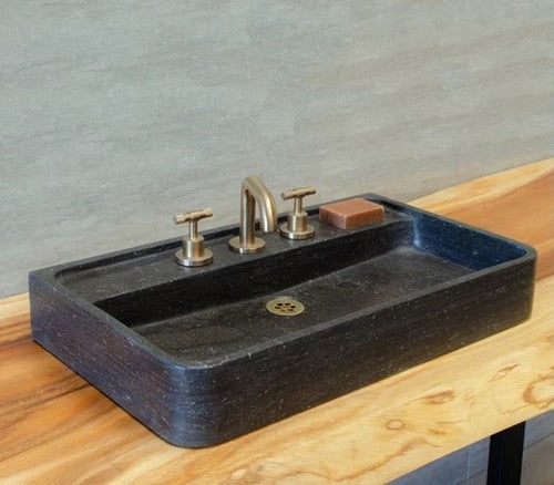 Stone Forest - Lumbre Vessel Sink, Specify Faucet Drilling If Required.