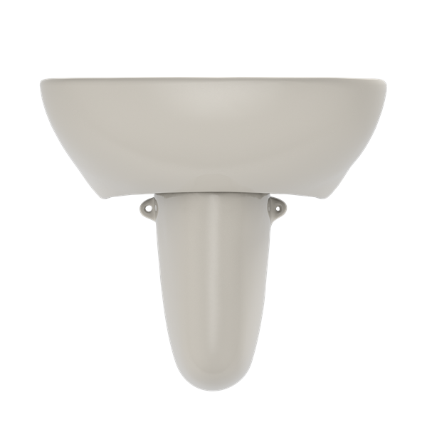 Toto - Supreme Oval Wall-Mount Bathroom Sink With Cefiontect And Shroud For 4 Inch Center Faucets