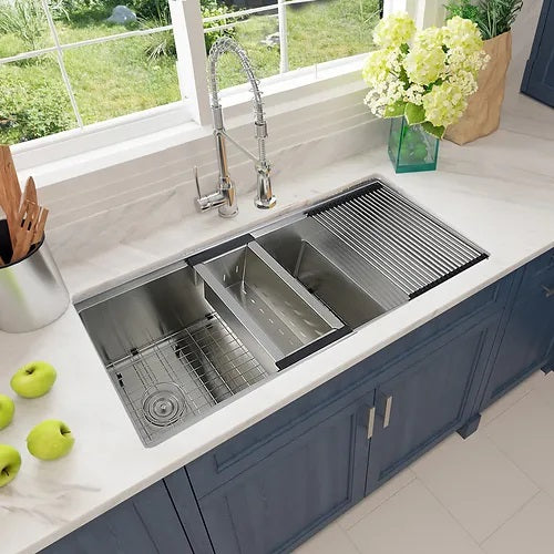 Nantucket Sinks - Small Radius Undermount Prep Station Sink