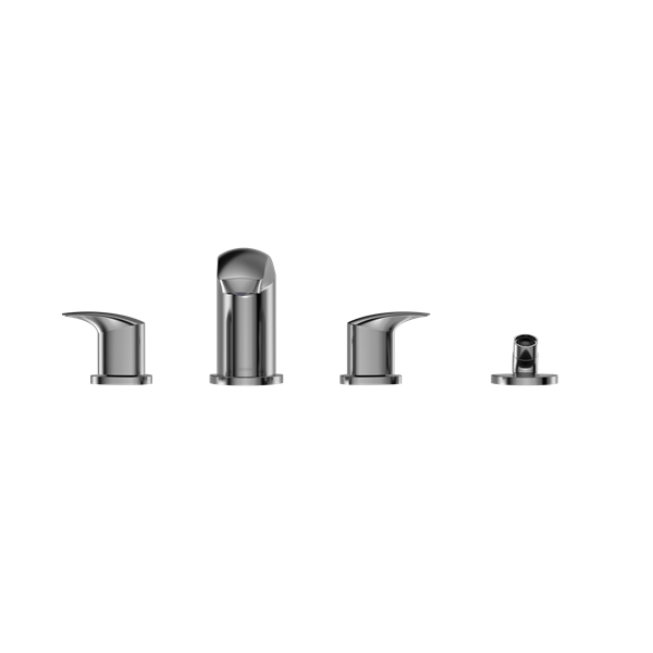 Toto - GM Two-Handle Deck-Mount Roman Tub Filler Trim With Handshower