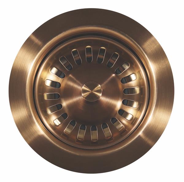 Hamat - 3-1/2 Inch Antique Copper Basket Strainer