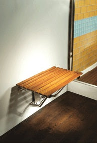 MTI - Teak Shower Seat - Natural Stainless (22X15)