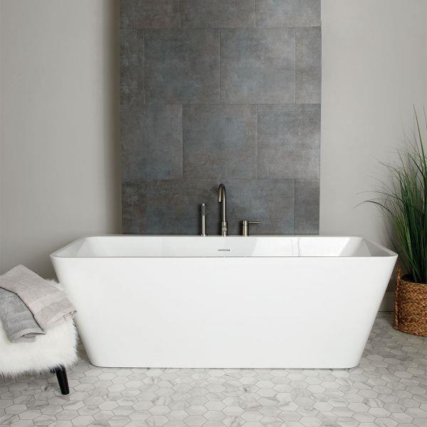 Maidstone - Tiberius Acrylic Contemporary Double Ended Freestanding Tub