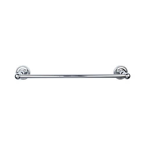 Top Knobs - Edwardian Bath 30 Inch Single Towel Bar - Rope Backplate