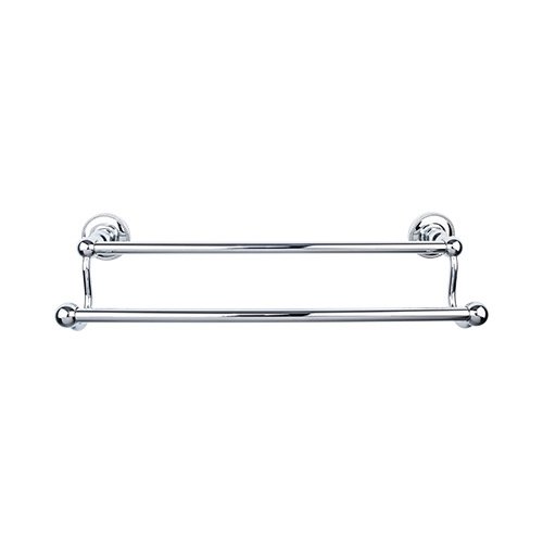 Top Knobs - Edwardian Bath 30 Inch Double Towel Bar - Beaded Backplate