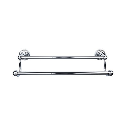 Top Knobs - Edwardian Bath 30 Inch Double Towel Bar - Rope Backplate