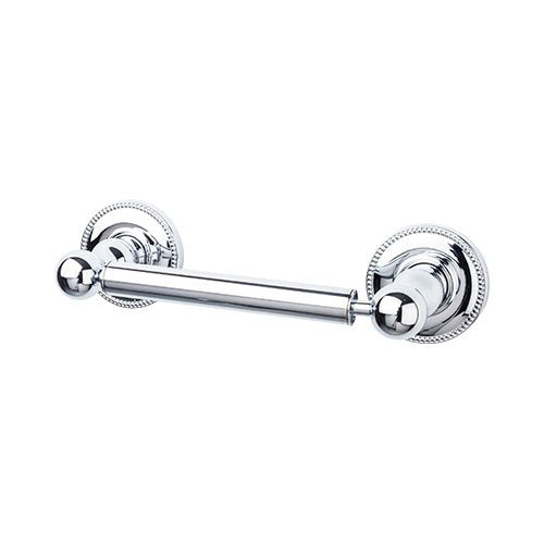 Top Knobs - Edwardian Bath Tissue Holder - Beaded Backplate