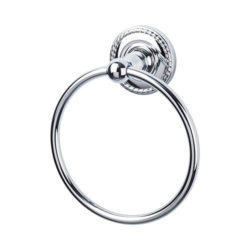 Top Knobs - Edwardian Bath Ring - Rope Backplate