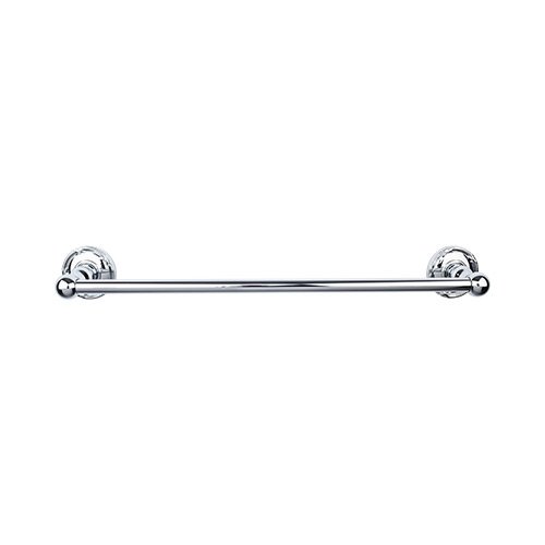 Top Knobs - Edwardian Bath 18 Inch Single Towel Bar - Ribbon Backplate